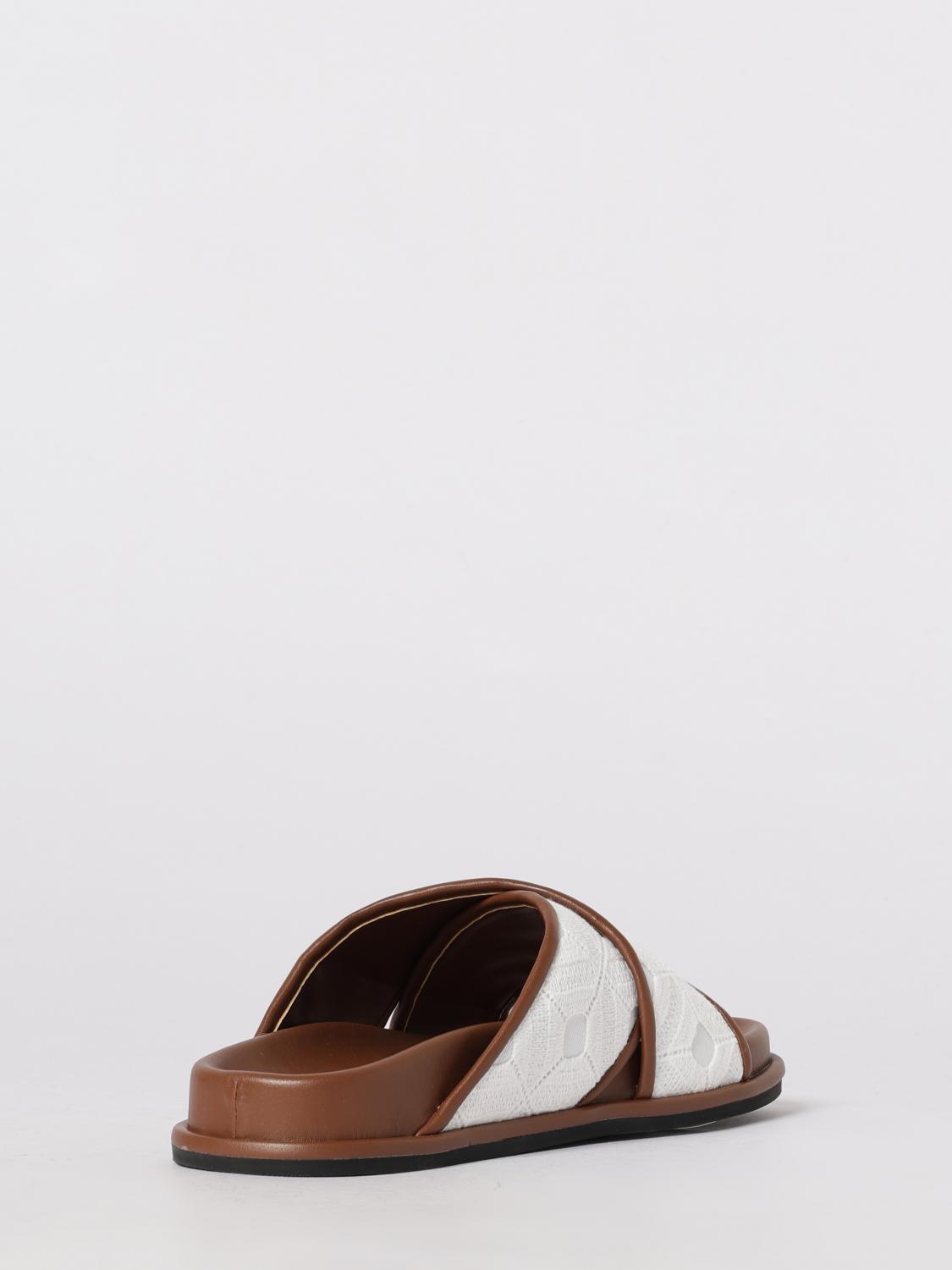 Max Mara Heeled Sandal Woman White MAX MARA