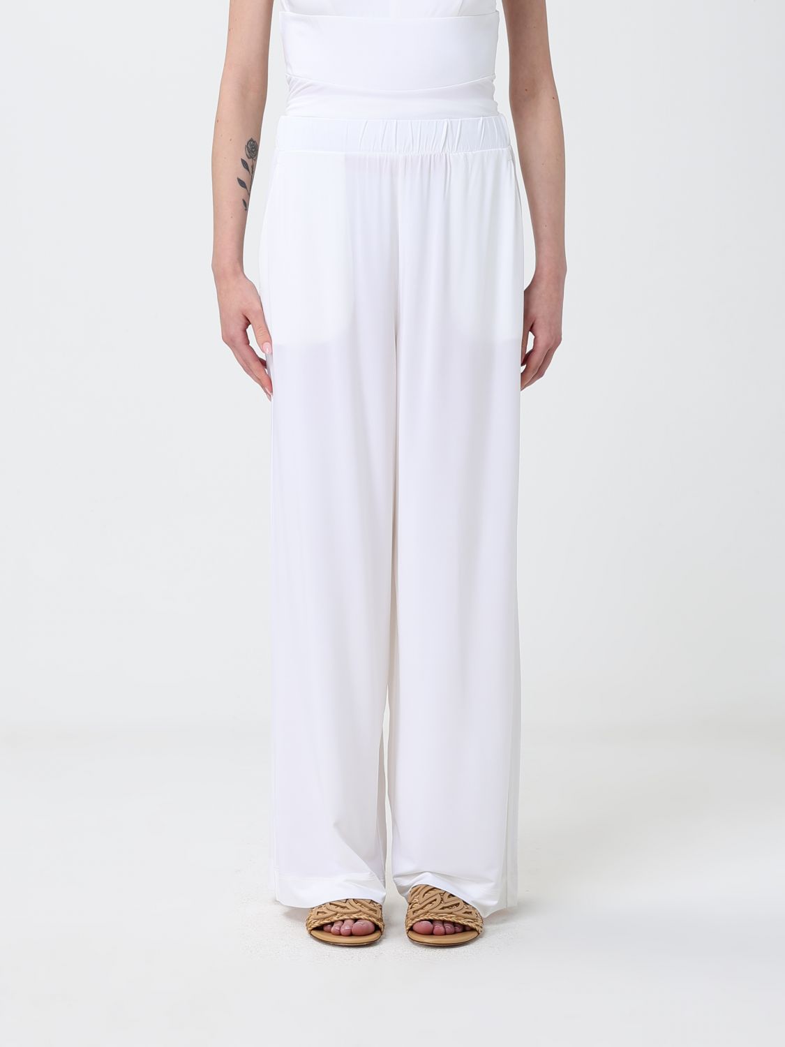Max Mara Pants Woman White MAX MARA
