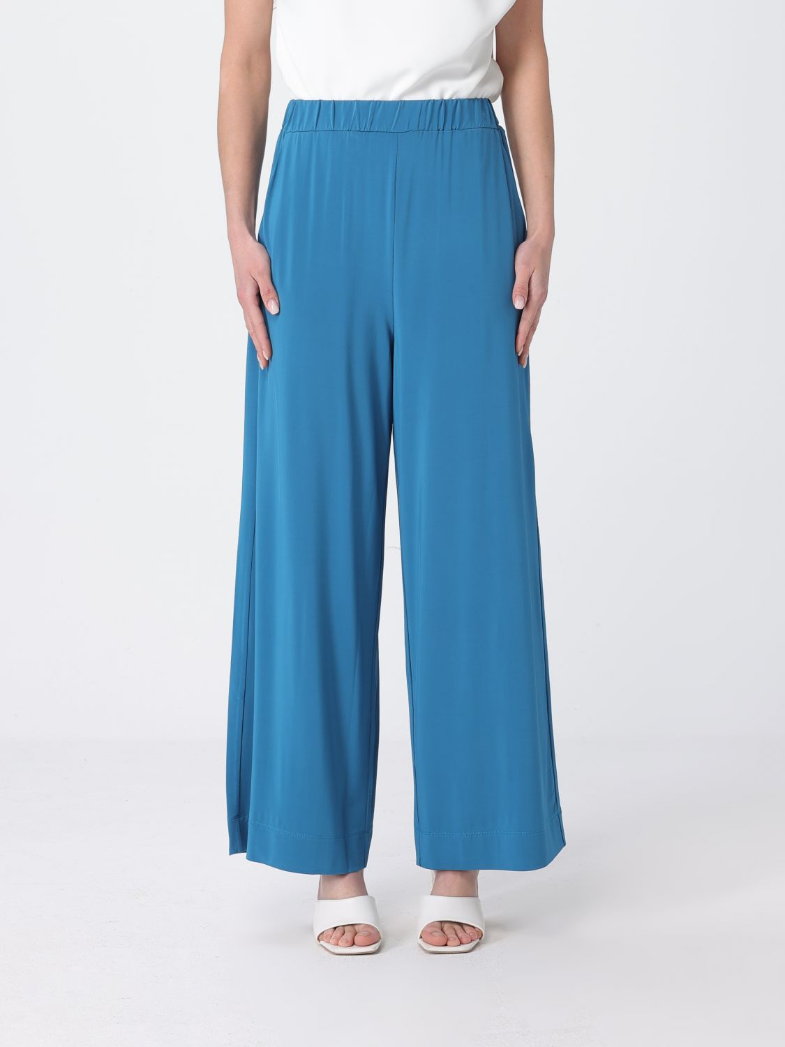 Max Mara Pants Woman Blue MAX MARA
