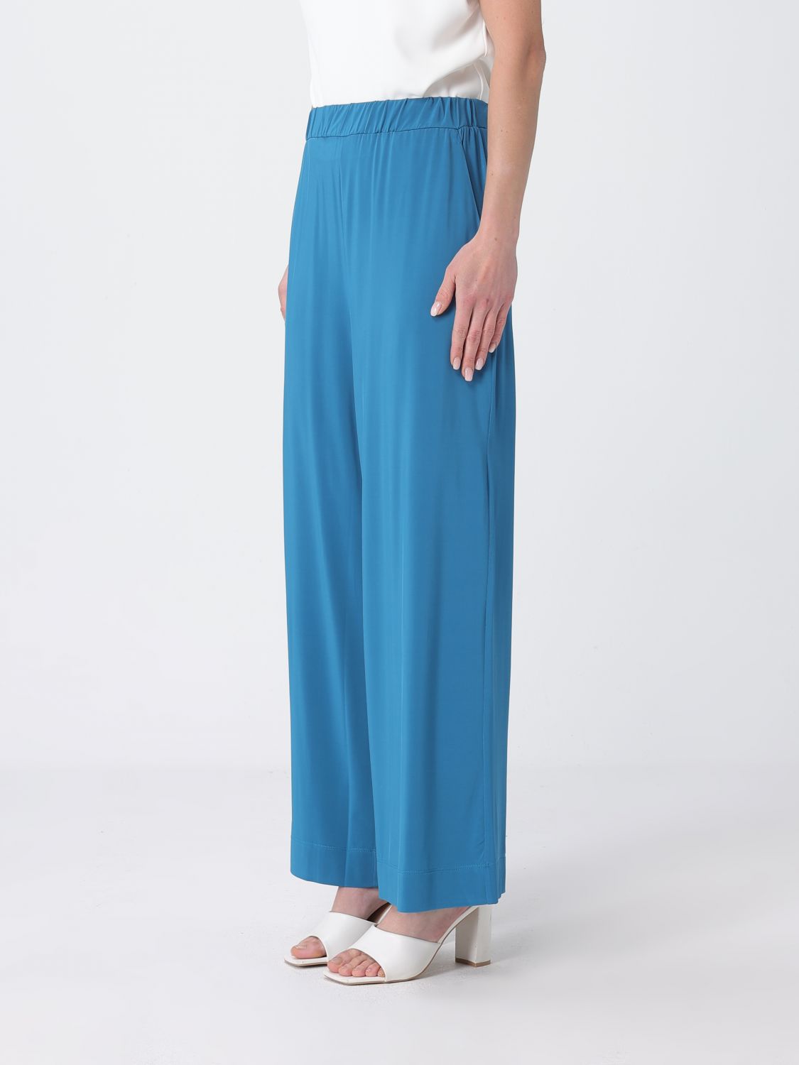 Max Mara Pants Woman Blue MAX MARA