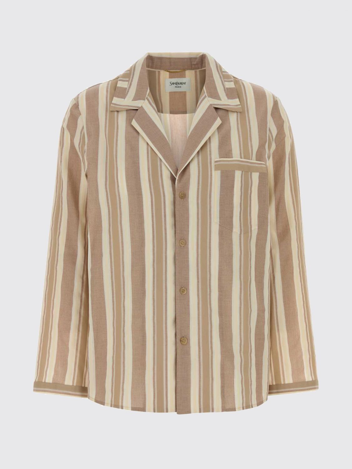 Saint Laurent Shirt Woman Pearl SAINT LAURENT