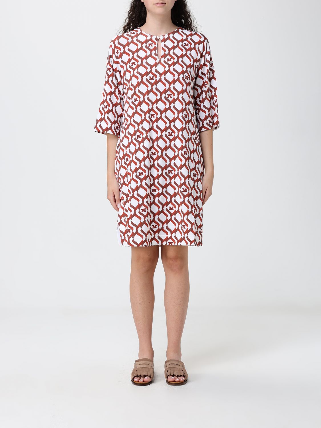 Max Mara Dress Woman Rust MAX MARA