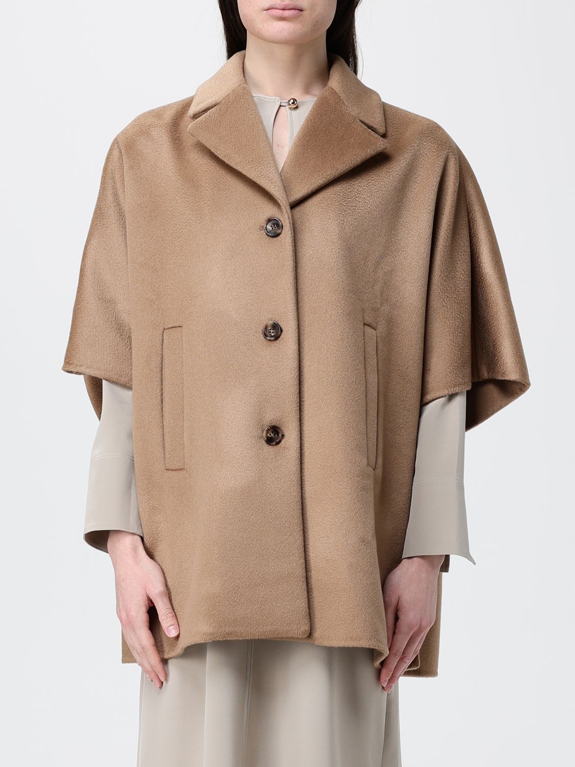 Max Mara Dress Woman Beige MAX MARA