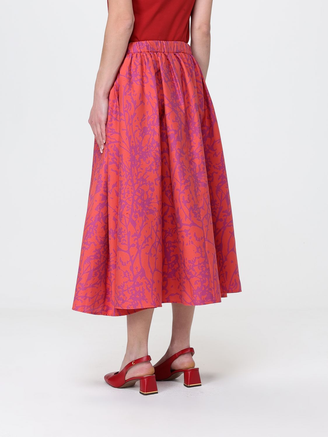 Max Mara Skirt Woman Coral MAX MARA