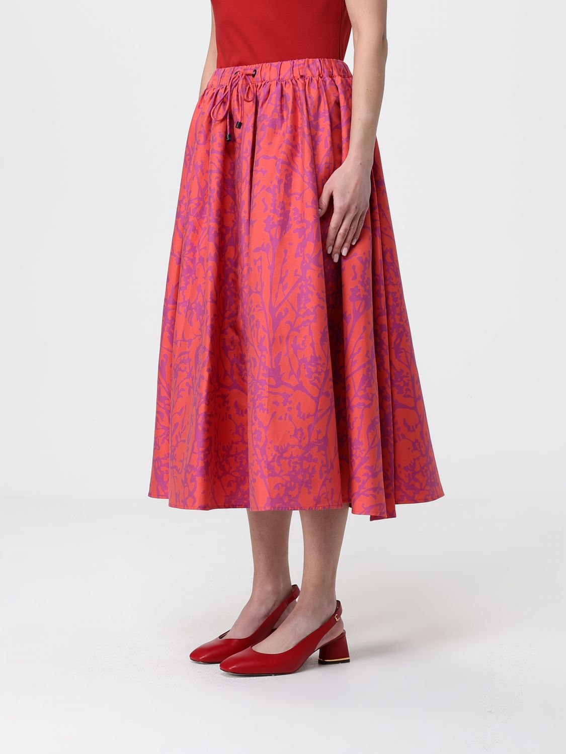 Max Mara Skirt Woman Coral MAX MARA