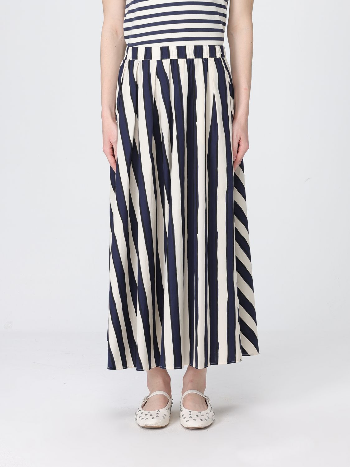 Weekend Max Mara Skirt Woman Blue WEEKEND MAX MARA