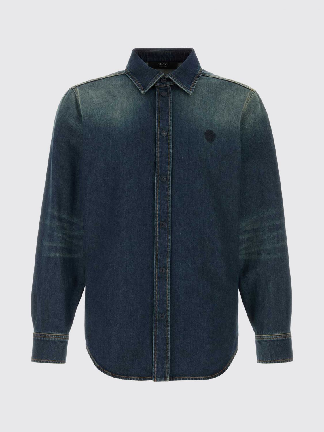 Gucci Shirt Men Blue GUCCI