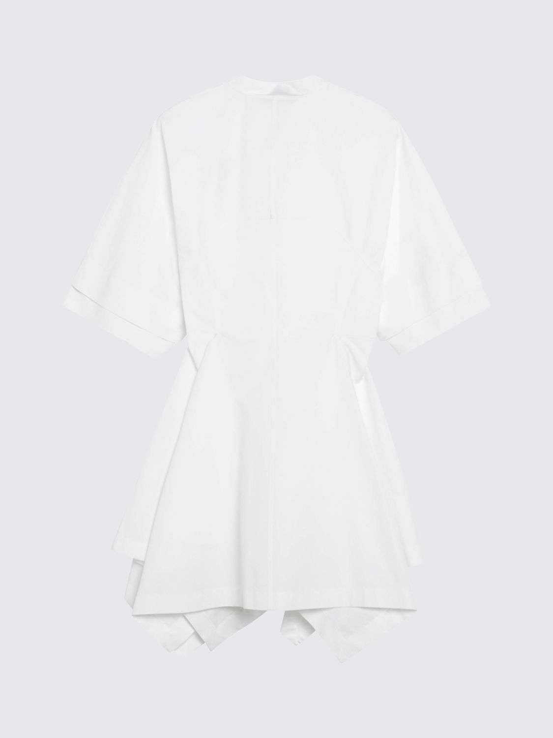 AlaiA Women Asymmetric Cotton Chemisier Dress AlaiA ALAIA