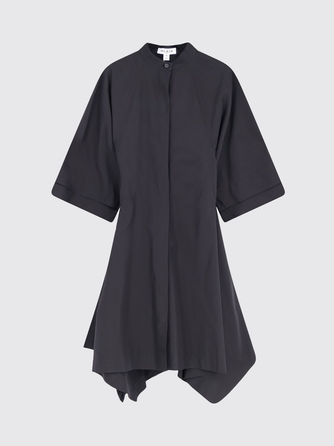 AlaiA Women Asymmetric Cotton Chemisier Dress AlaiA ALAIA