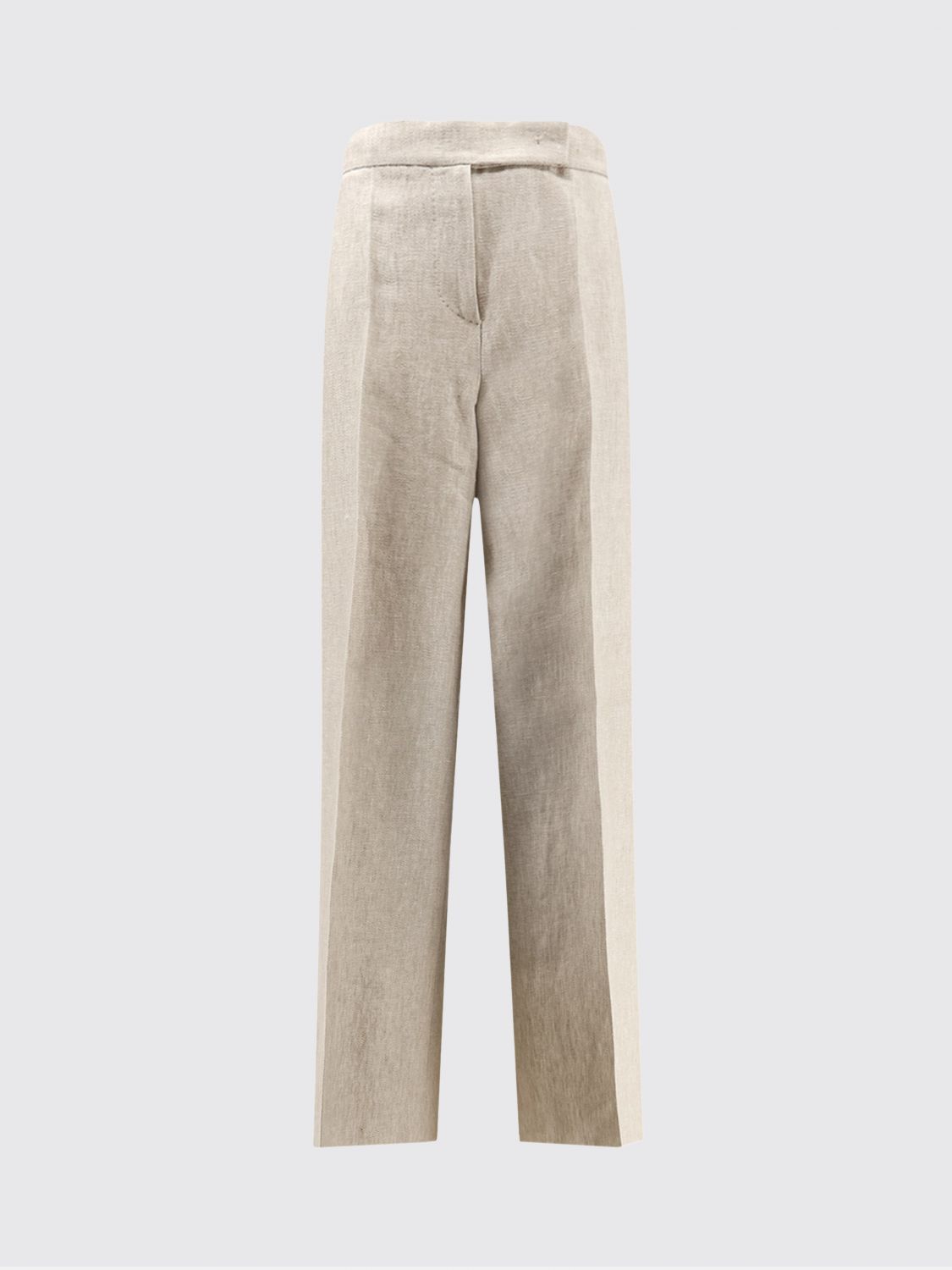 Max Mara Pants Woman Grey MAX MARA