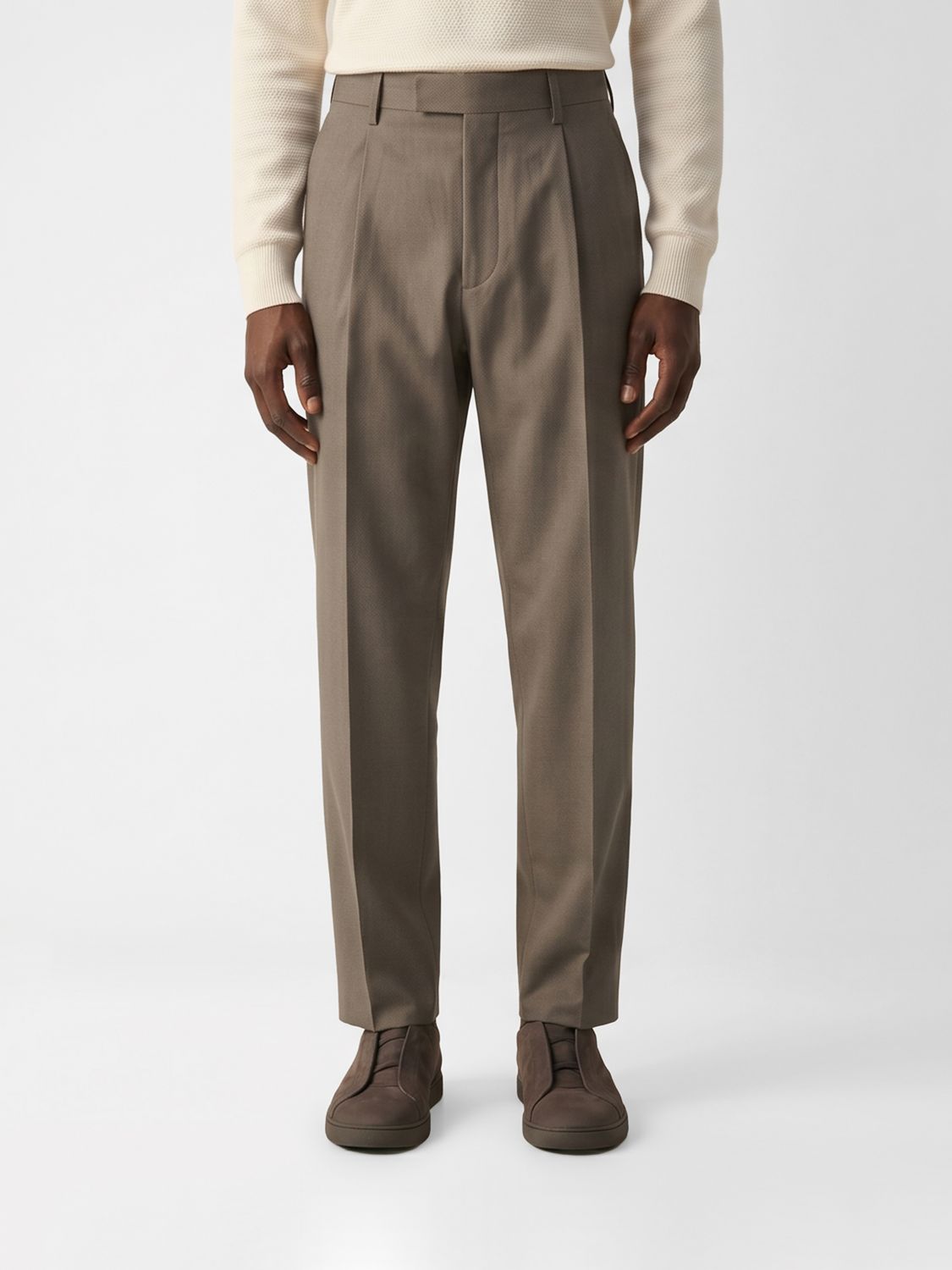 Zegna Pants Men Brown ZEGNA