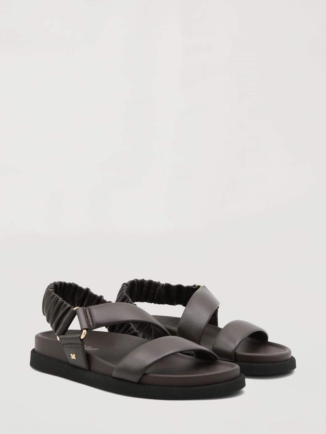 Max Mara Heeled Sandal Woman Cocoa MAX MARA