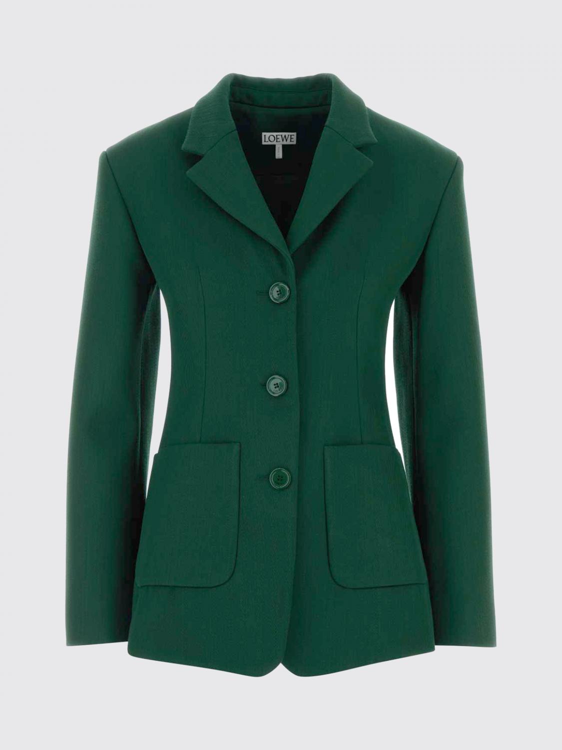 Loewe Jacket Woman Green LOEWE