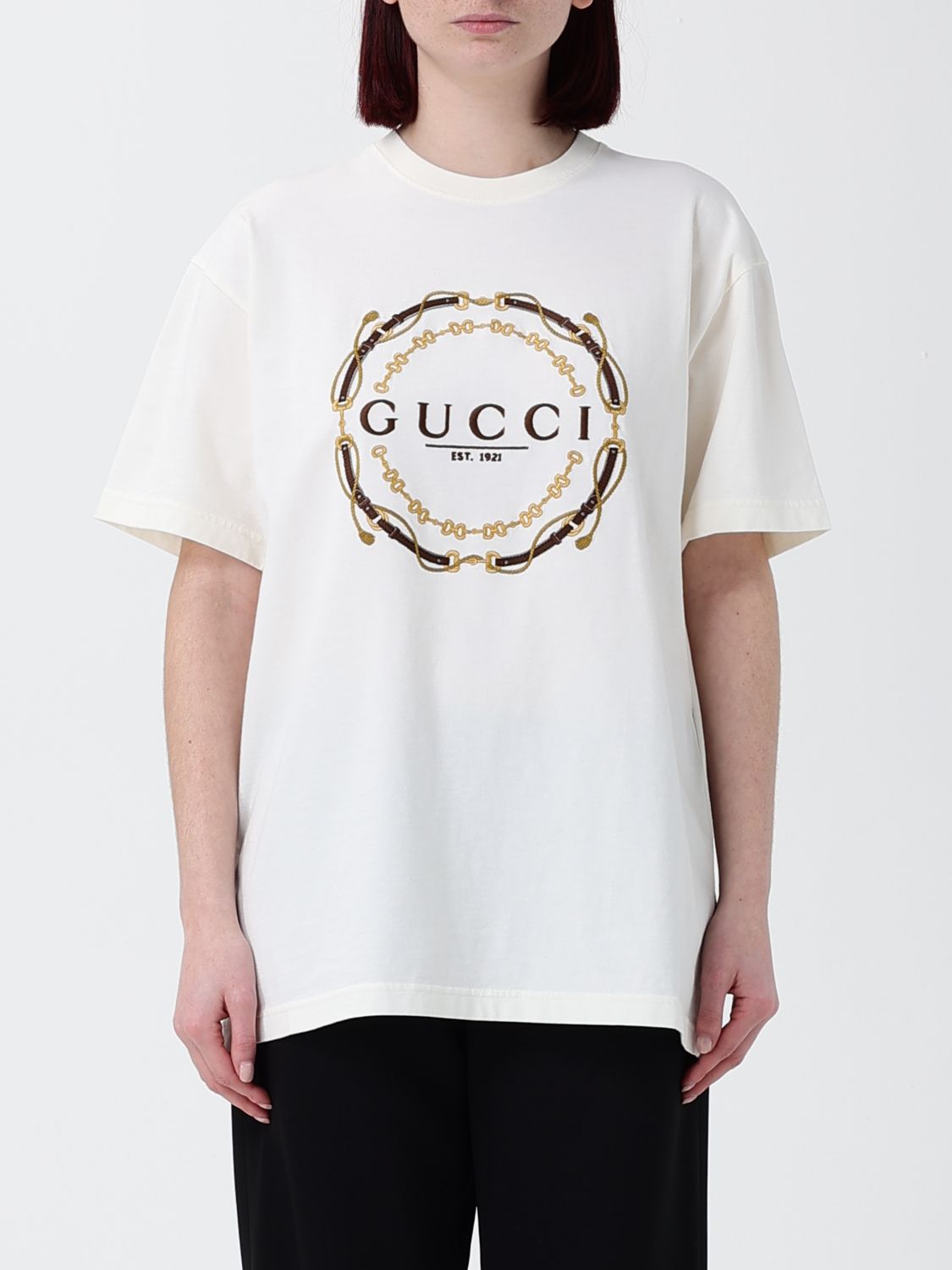 Gucci T-Shirt Woman Milk GUCCI