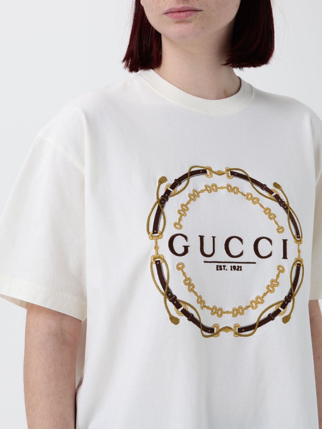 Gucci T-Shirt Woman Milk GUCCI