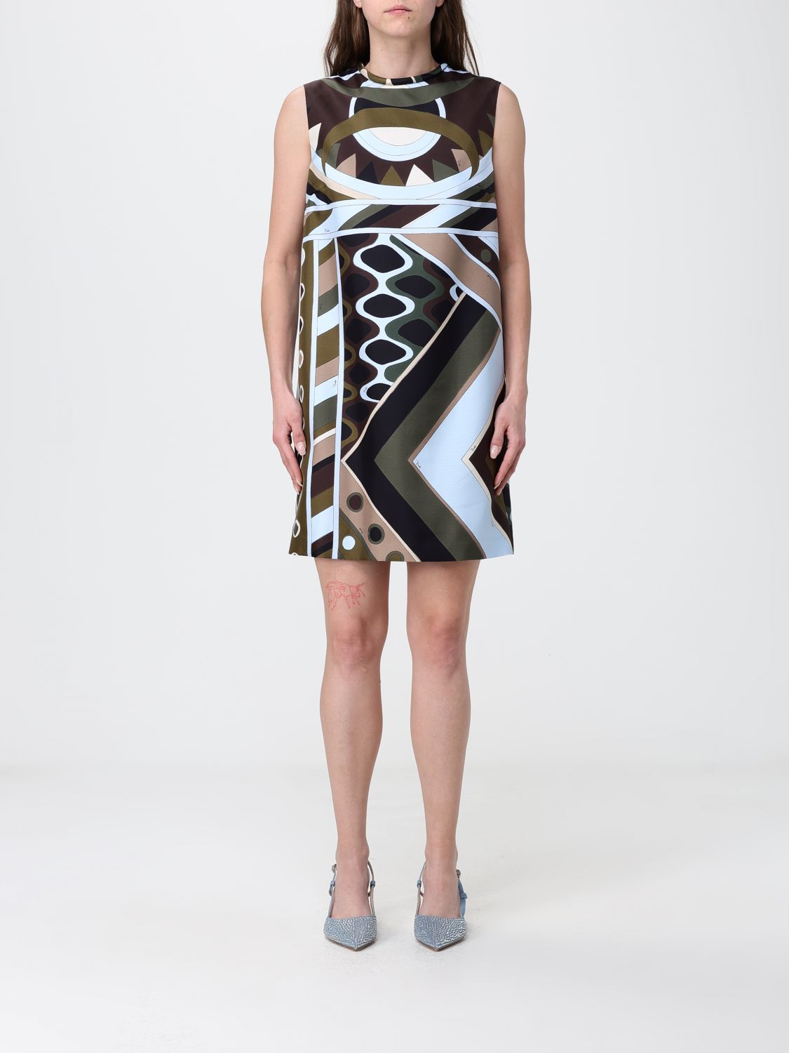 Pucci Dress Woman Green PUCCI