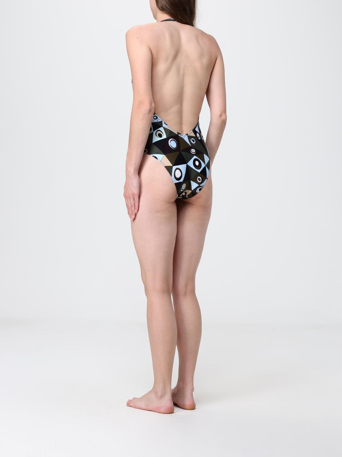 Pucci Swimsuit Woman Green PUCCI