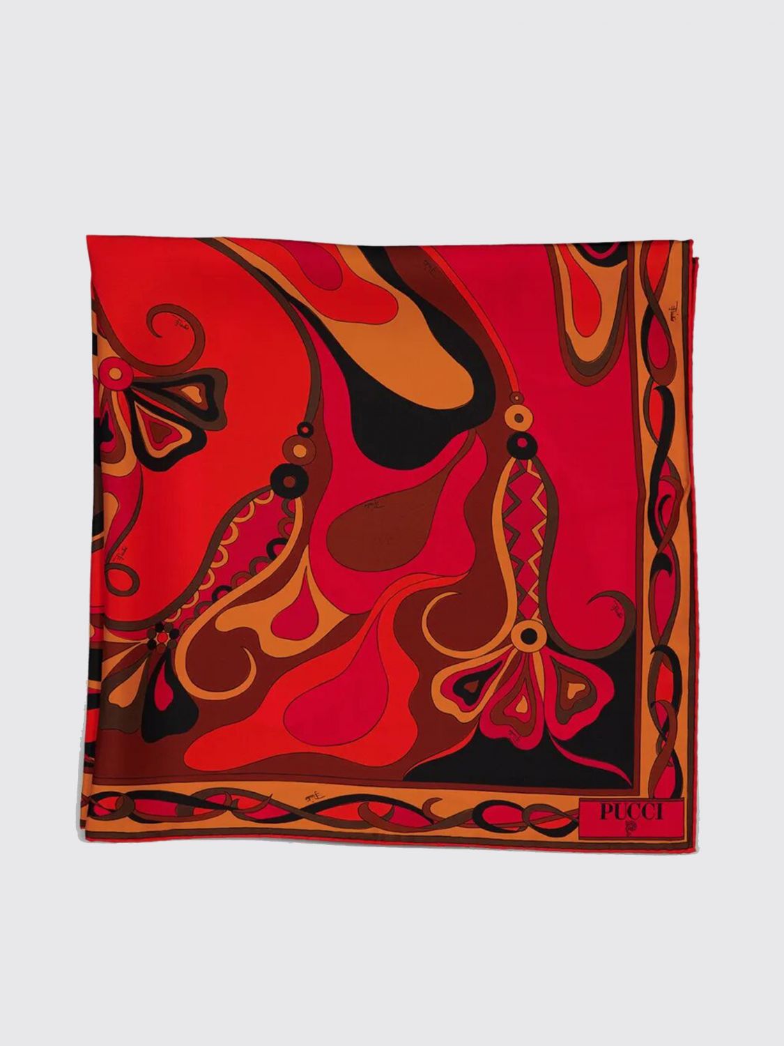 Pucci Neck Scarf Woman Yellow PUCCI