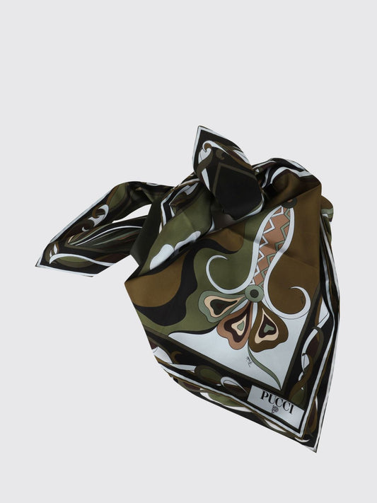 Pucci Neck Scarf Woman Green PUCCI