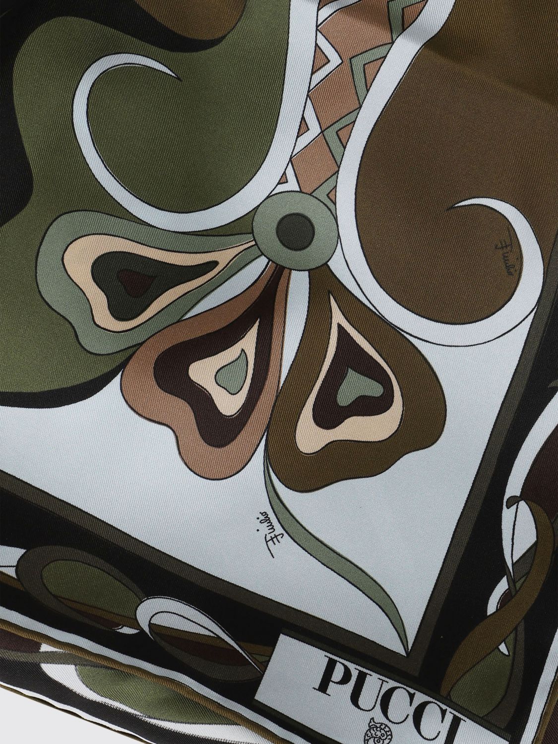 Pucci Neck Scarf Woman Green PUCCI