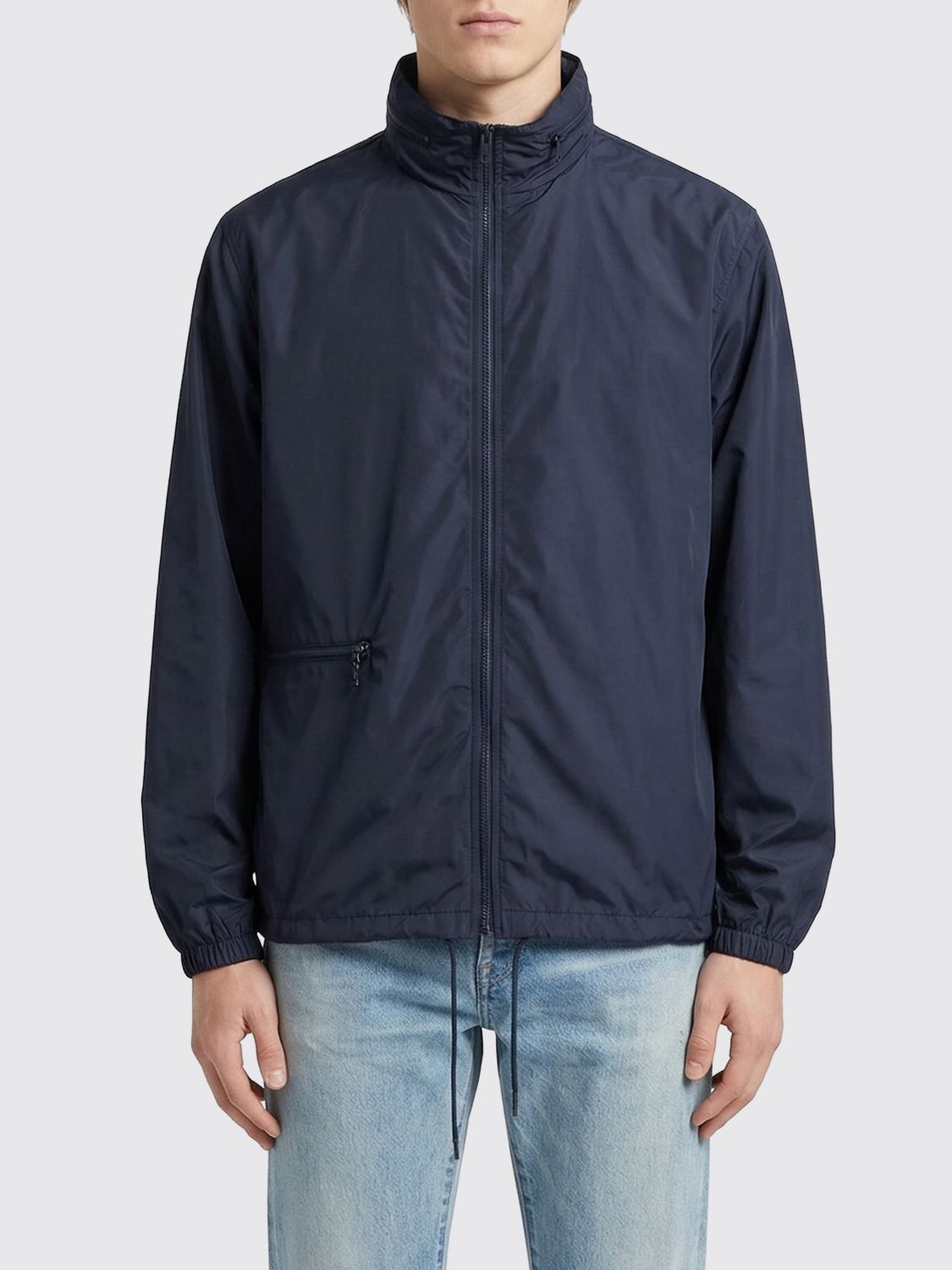 Saint Laurent Jacket Men Blue SAINT LAURENT