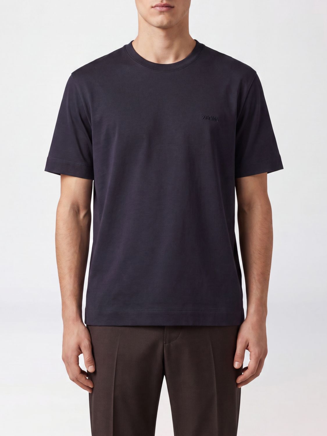 Zegna T-Shirt Men Blue