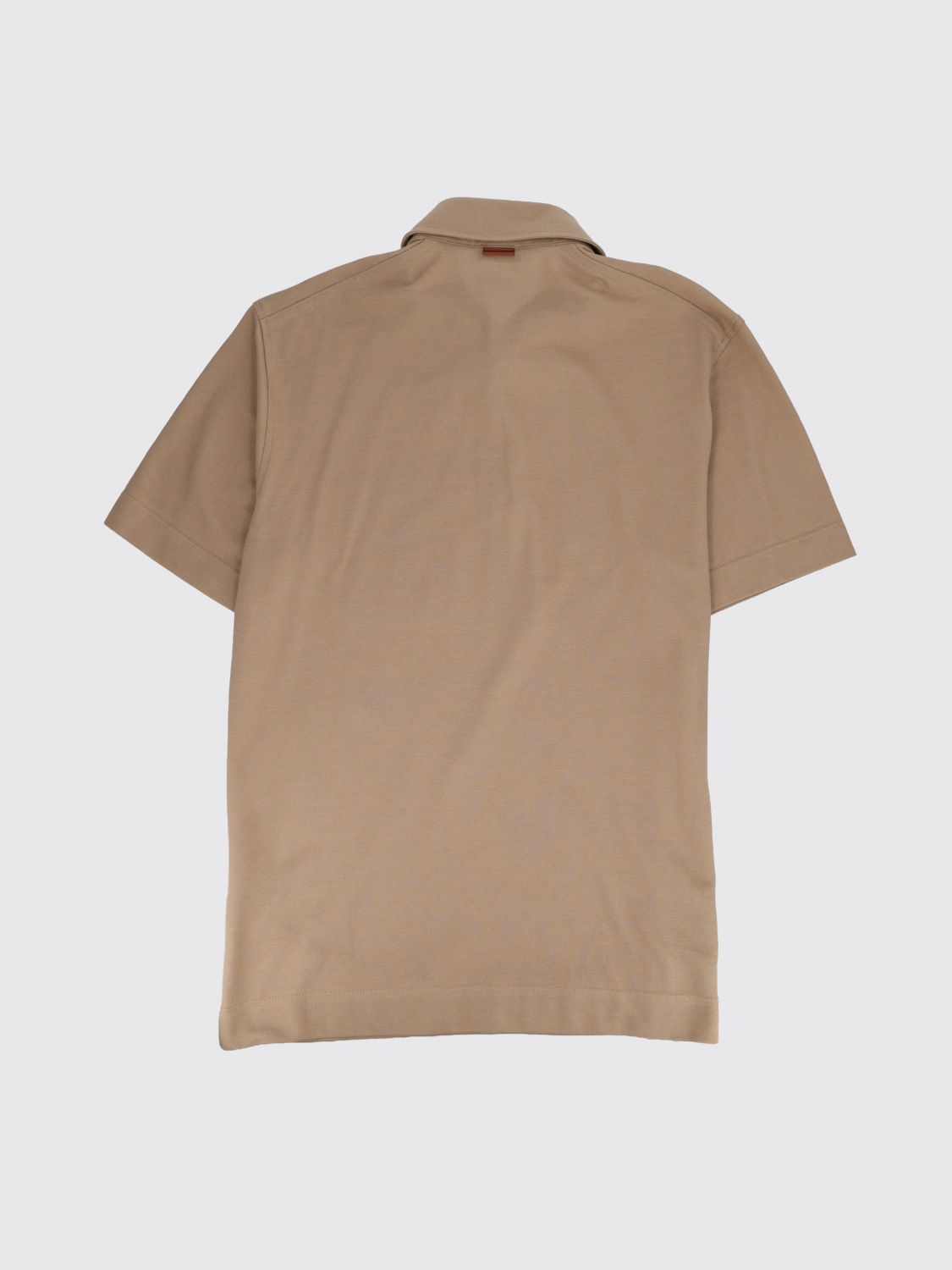 Zegna Polo Shirt Men Sand ZEGNA