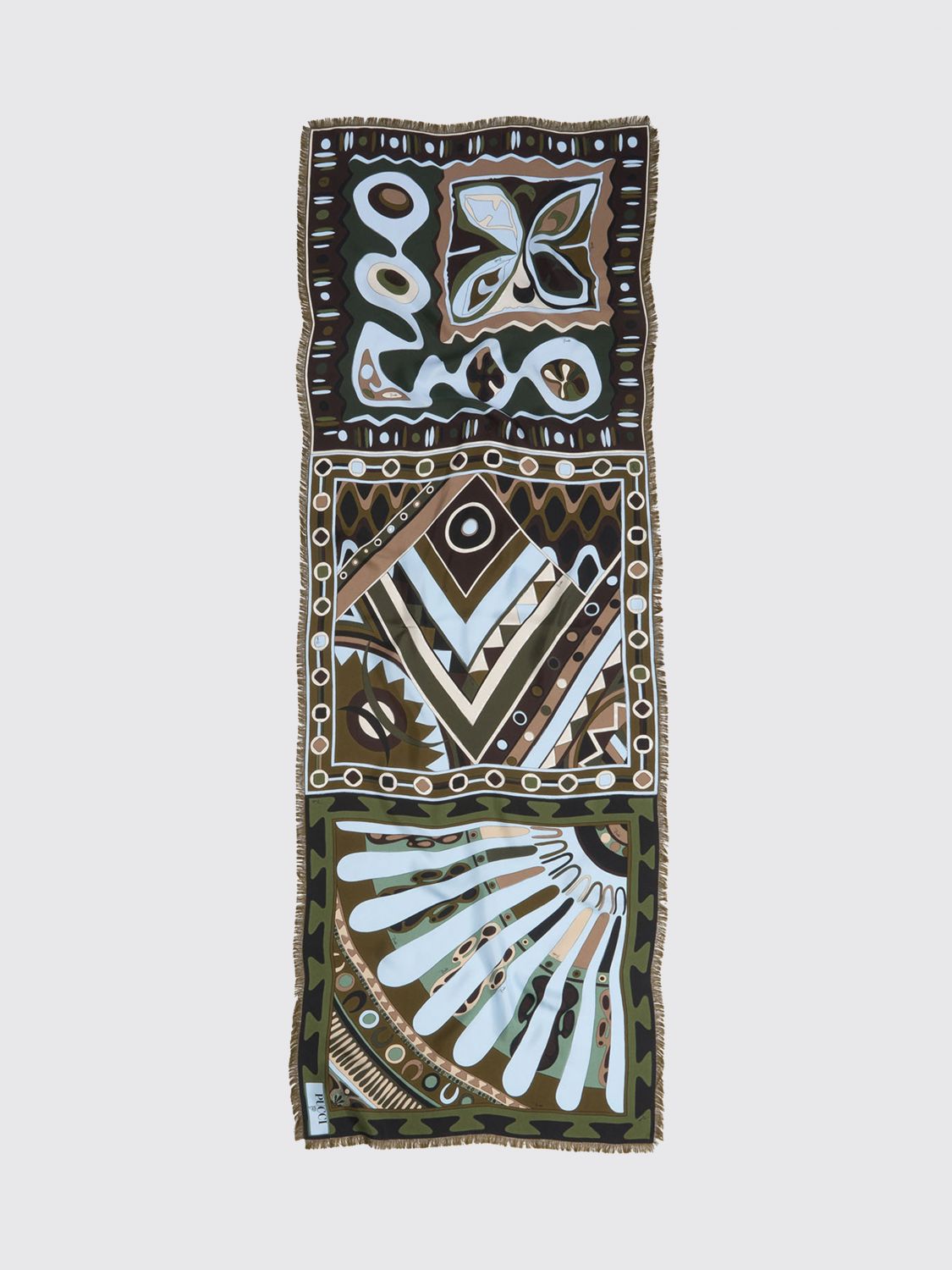 Pucci Neck Scarf Woman Green PUCCI