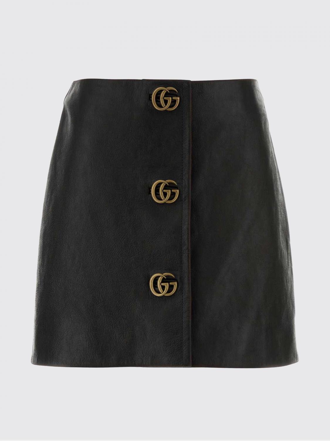 Gucci Skirt Woman Black GUCCI