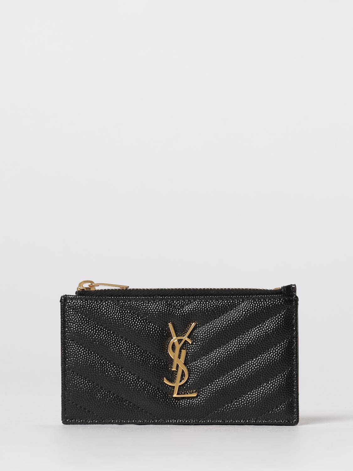 Saint Laurent Wallet Woman Black SAINT LAURENT