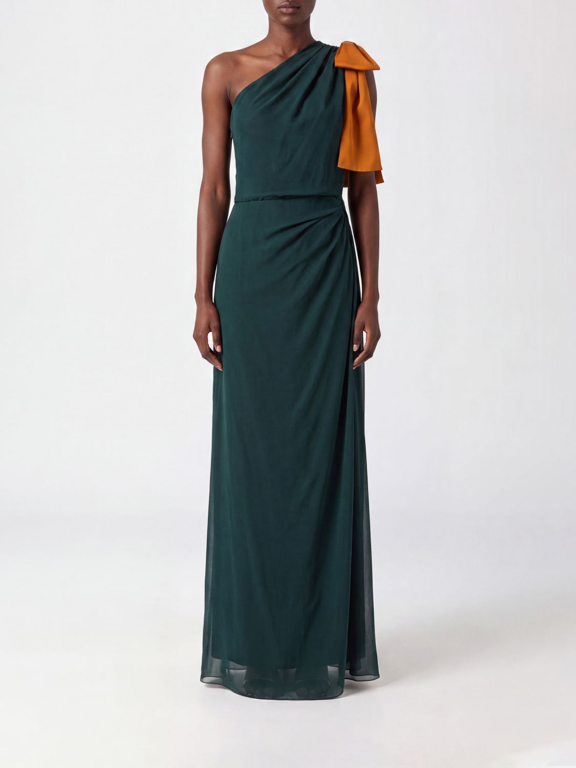 Saint Laurent Dress Woman Green SAINT LAURENT