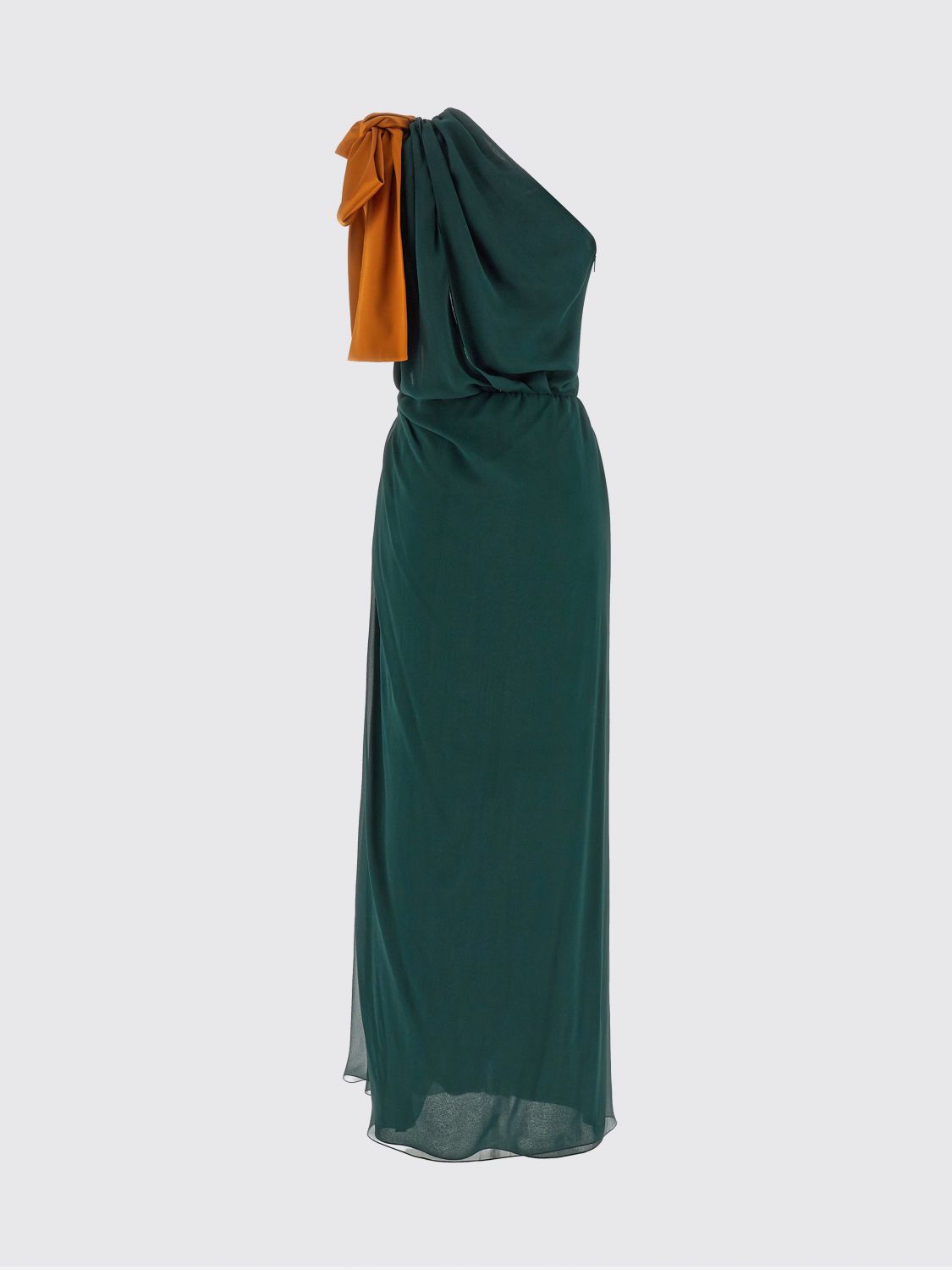Saint Laurent Dress Woman Green SAINT LAURENT
