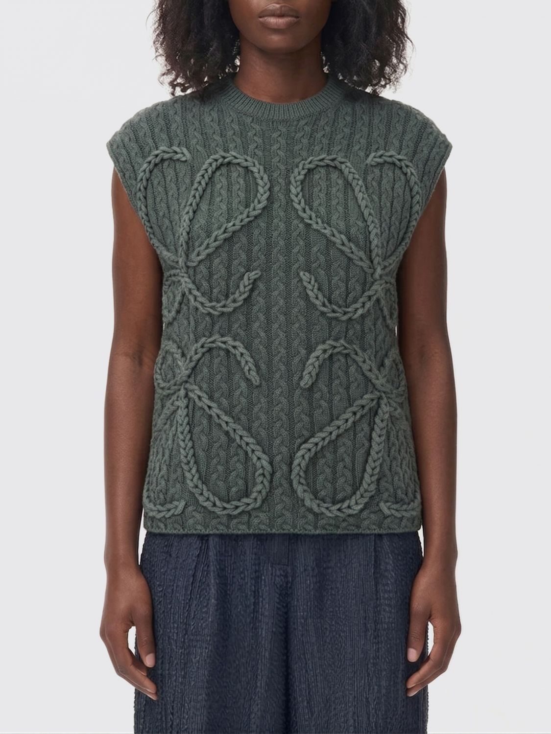 Loewe Sweater Woman Kaki LOEWE