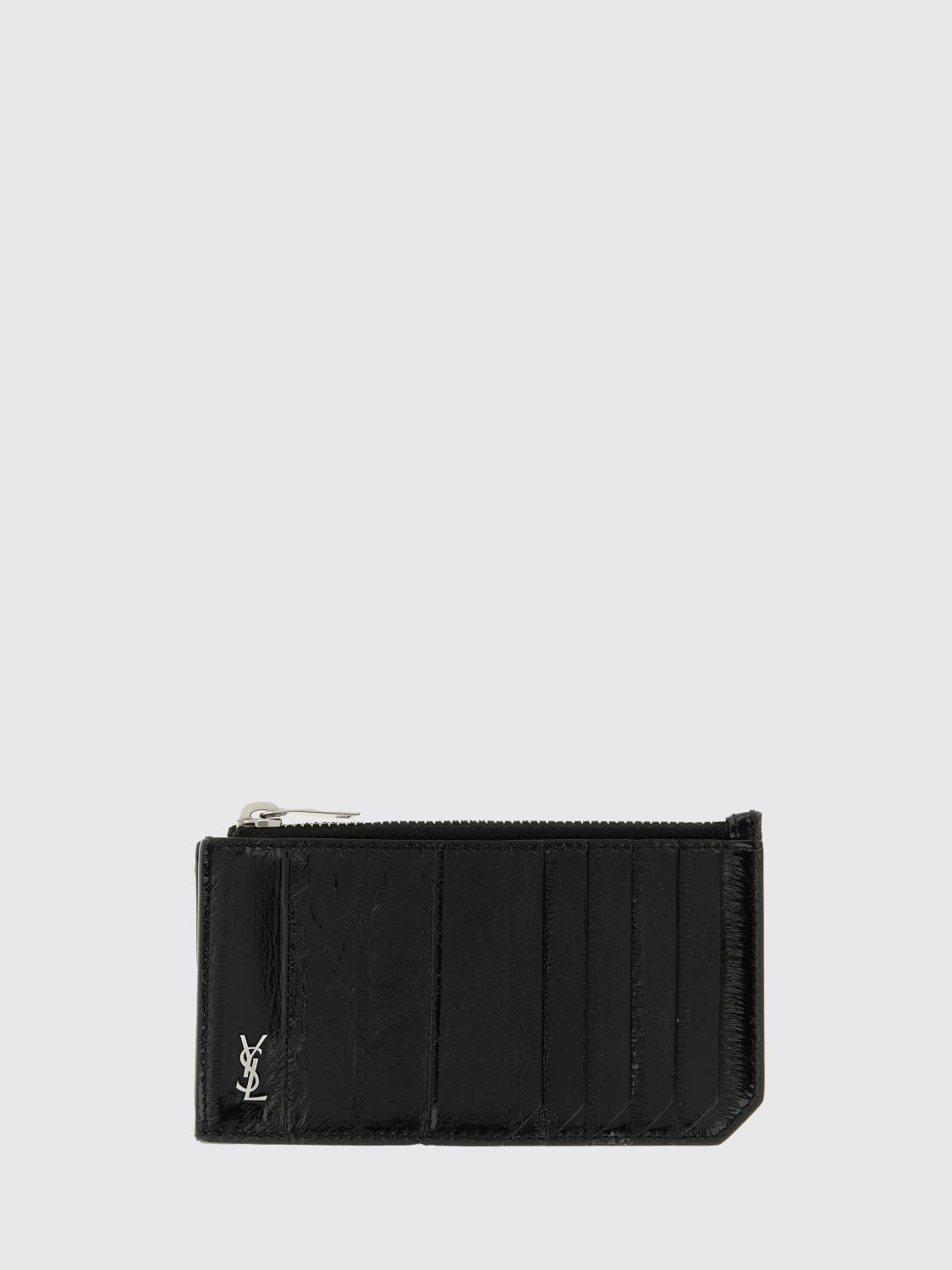 Saint Laurent Wallet Men Black SAINT LAURENT