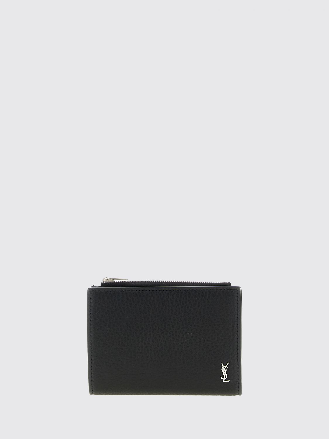 Saint Laurent Wallet Men Black SAINT LAURENT