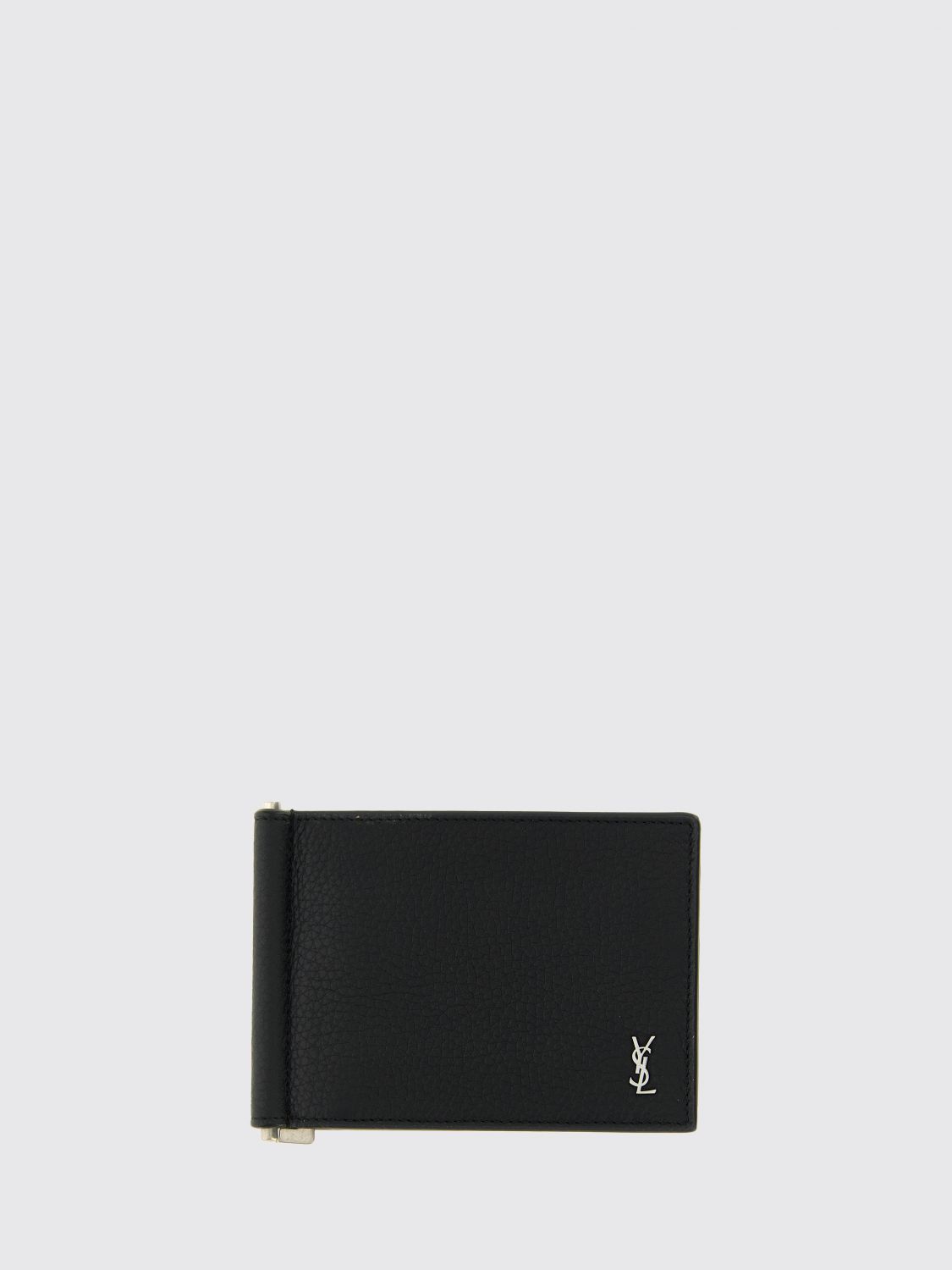 Saint Laurent Wallet Men Black SAINT LAURENT