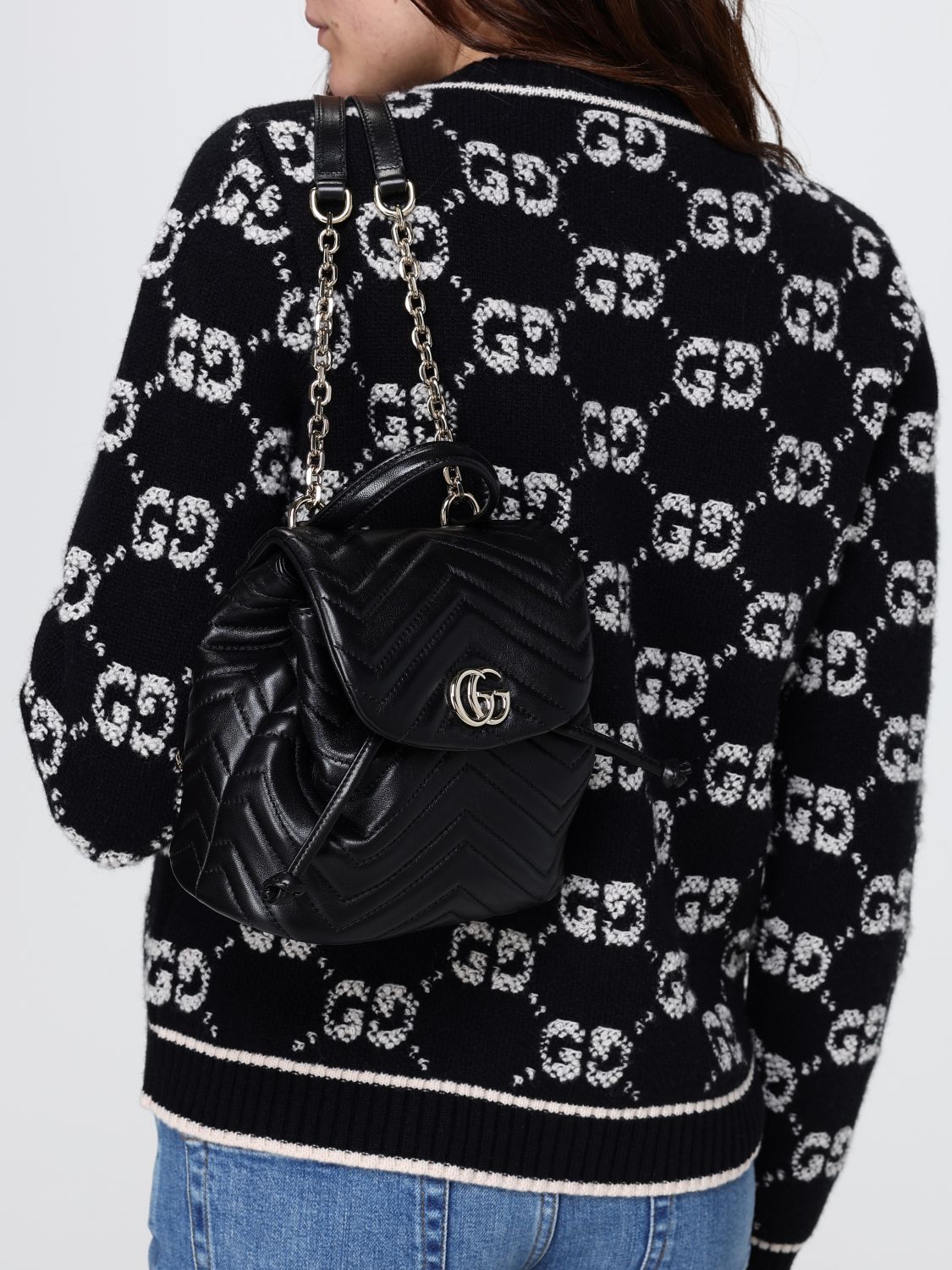 Gucci Backpack Woman Black GUCCI