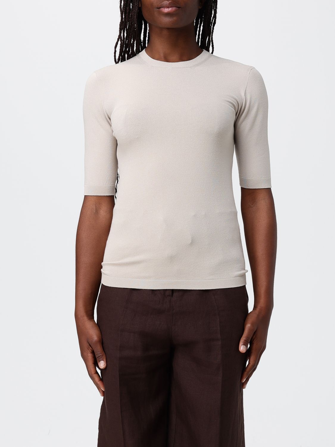 Max Mara Sweater Woman Beige MAX MARA