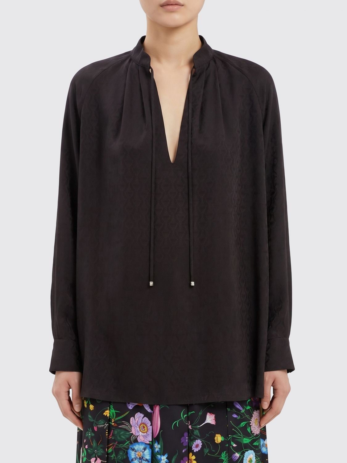 Gucci Top Woman Kaki GUCCI