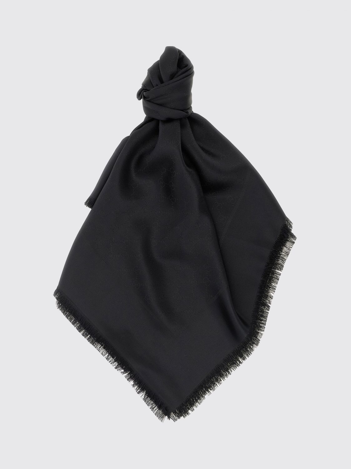 Gucci Scarf Woman Black GUCCI