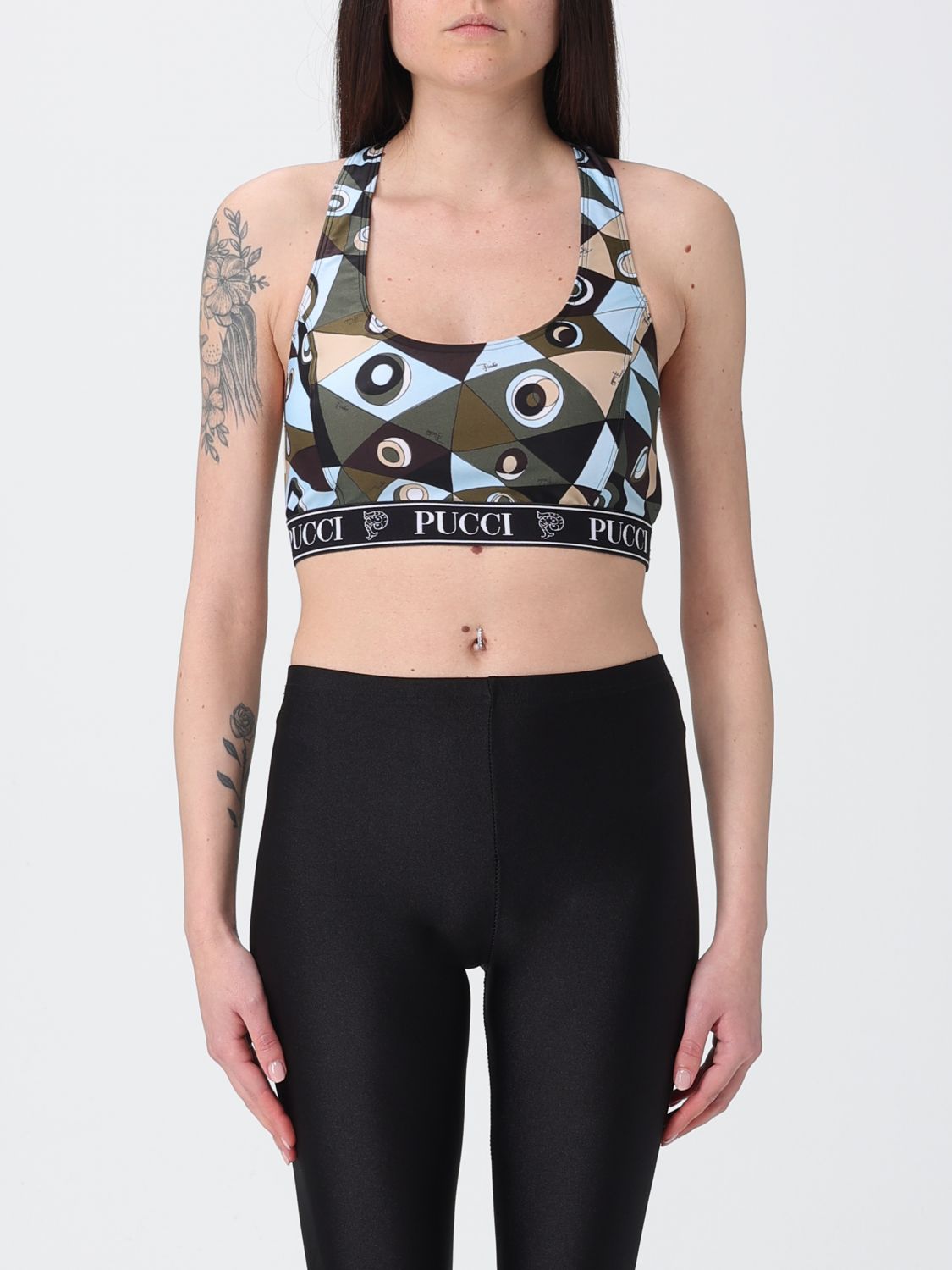 Pucci Top Woman Kaki PUCCI