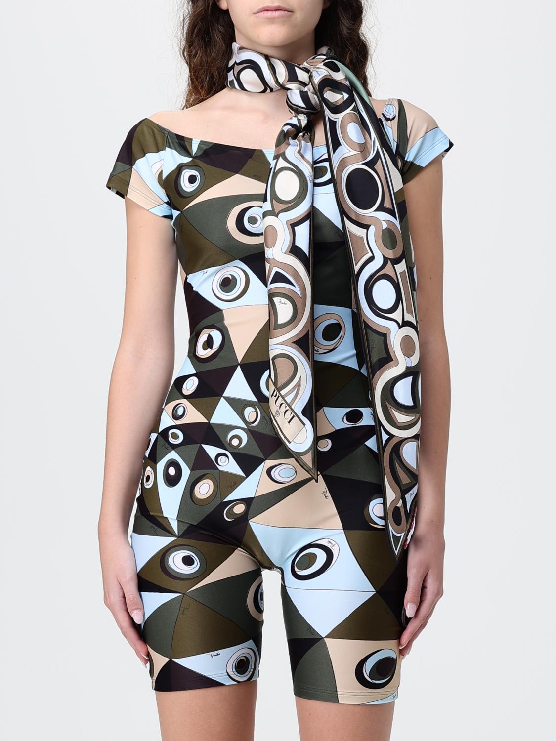 Pucci Neck Scarf Woman Green PUCCI