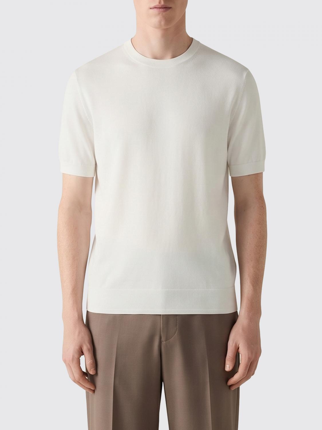 Zegna Sweater Men White ZEGNA