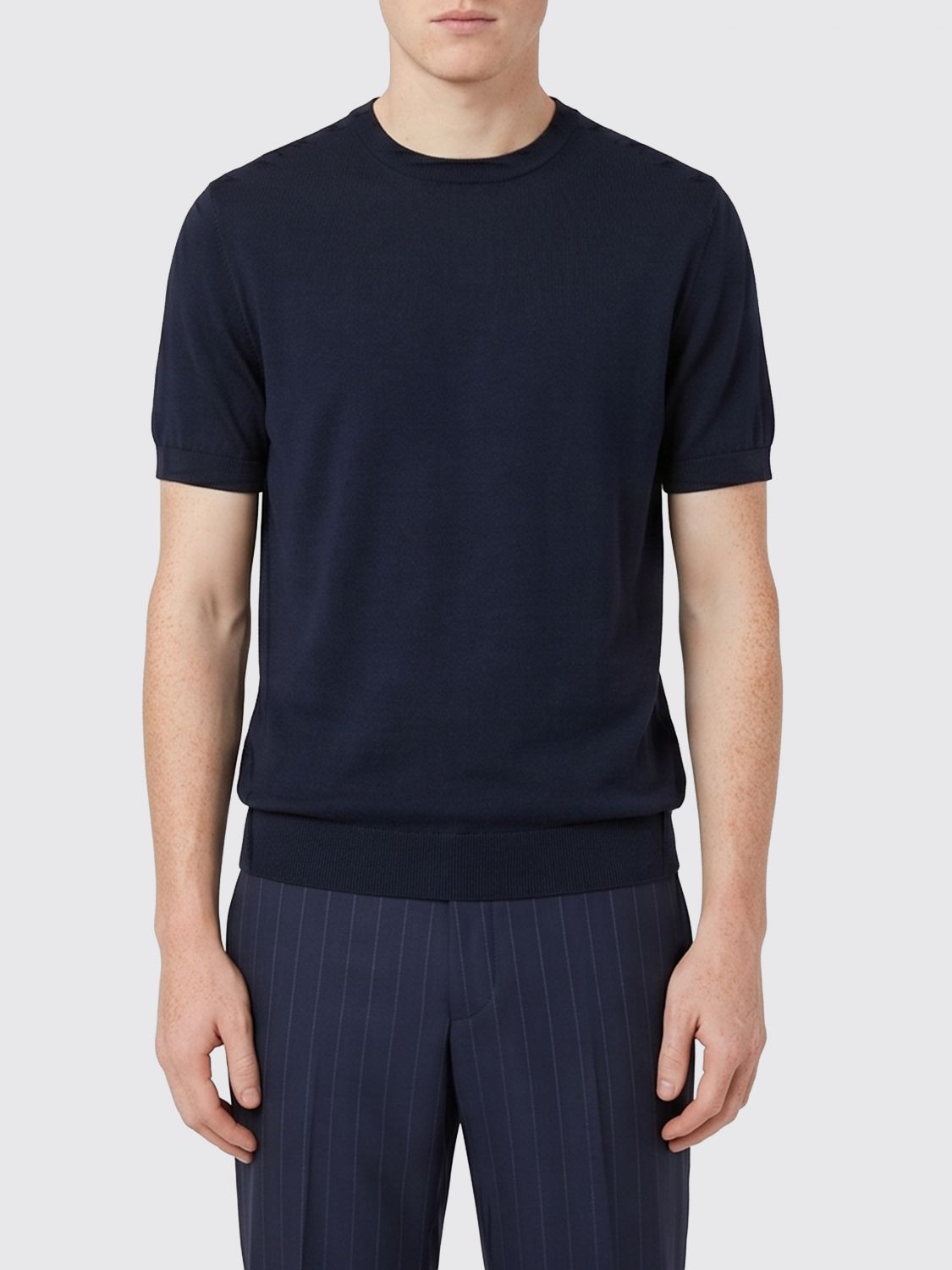 Zegna Sweater Men Blue ZEGNA
