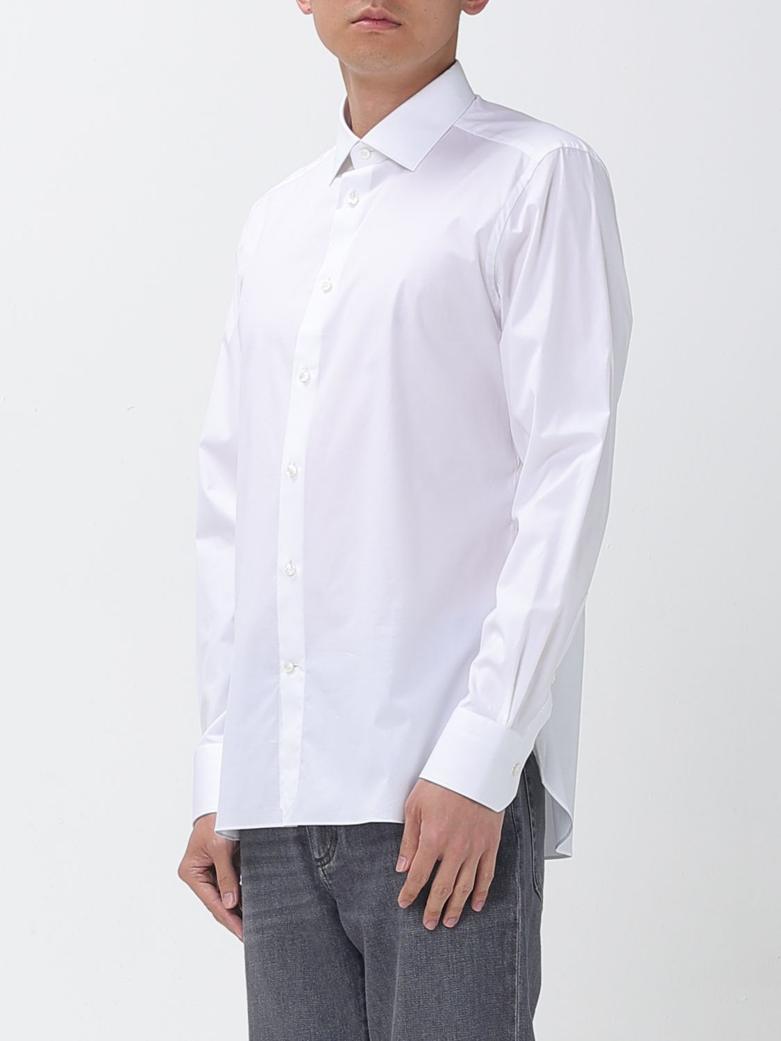 Zegna Men Zegna Classic Cotton Poplin Shirt ZEGNA