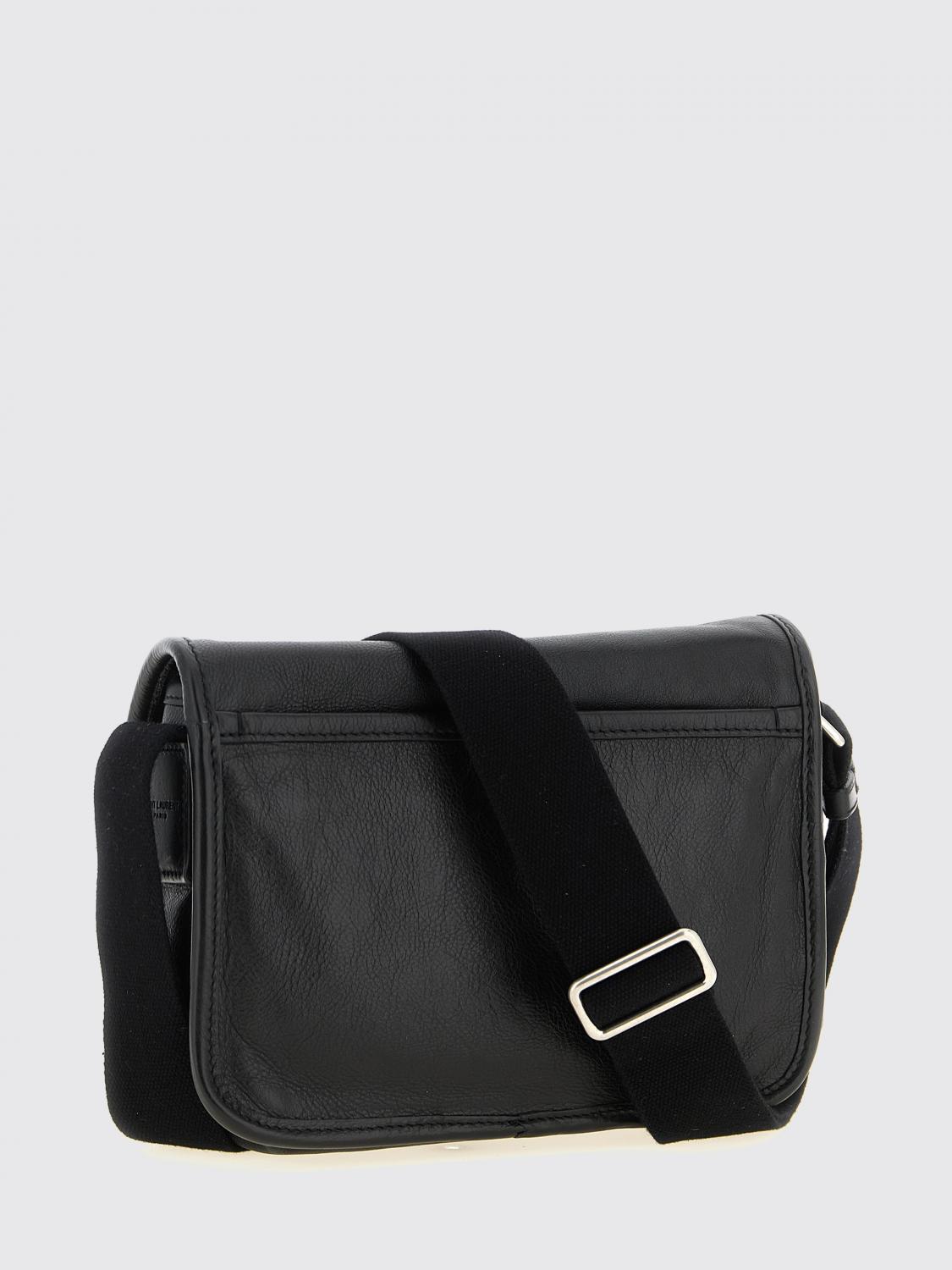Saint Laurent Shoulder Bag Men Black SAINT LAURENT