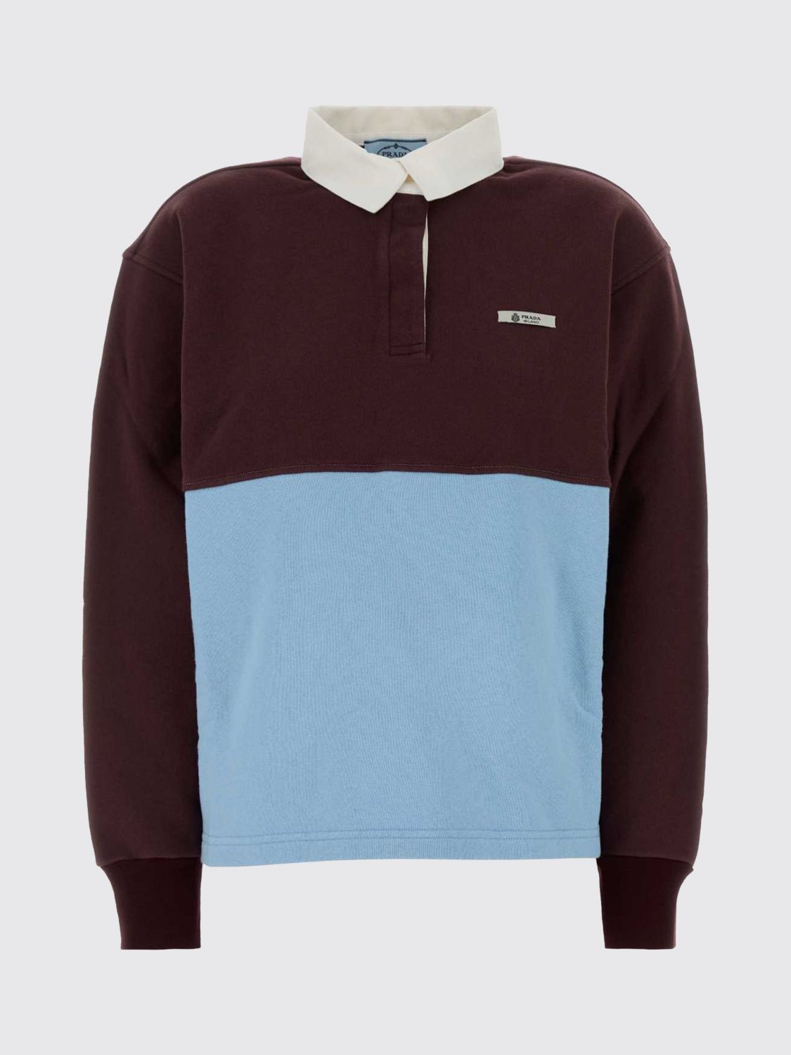 Prada Polo Shirt Woman Burgundy PRADA