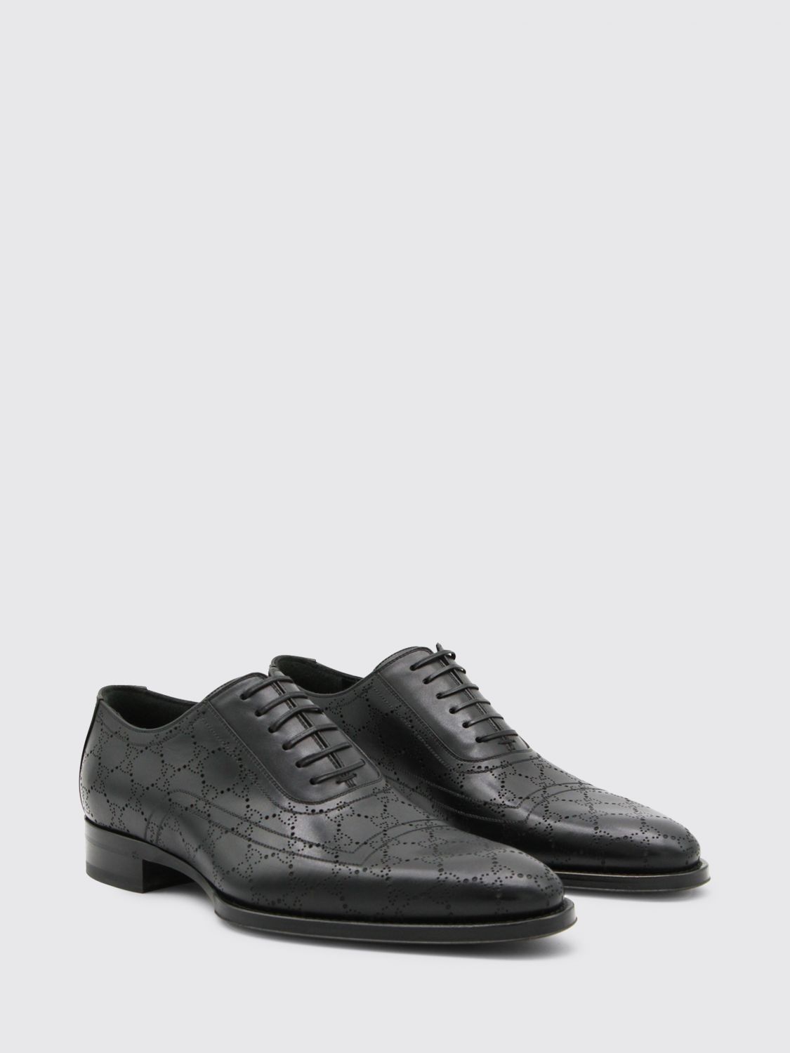 Gucci Brogue Shoes Men Black GUCCI