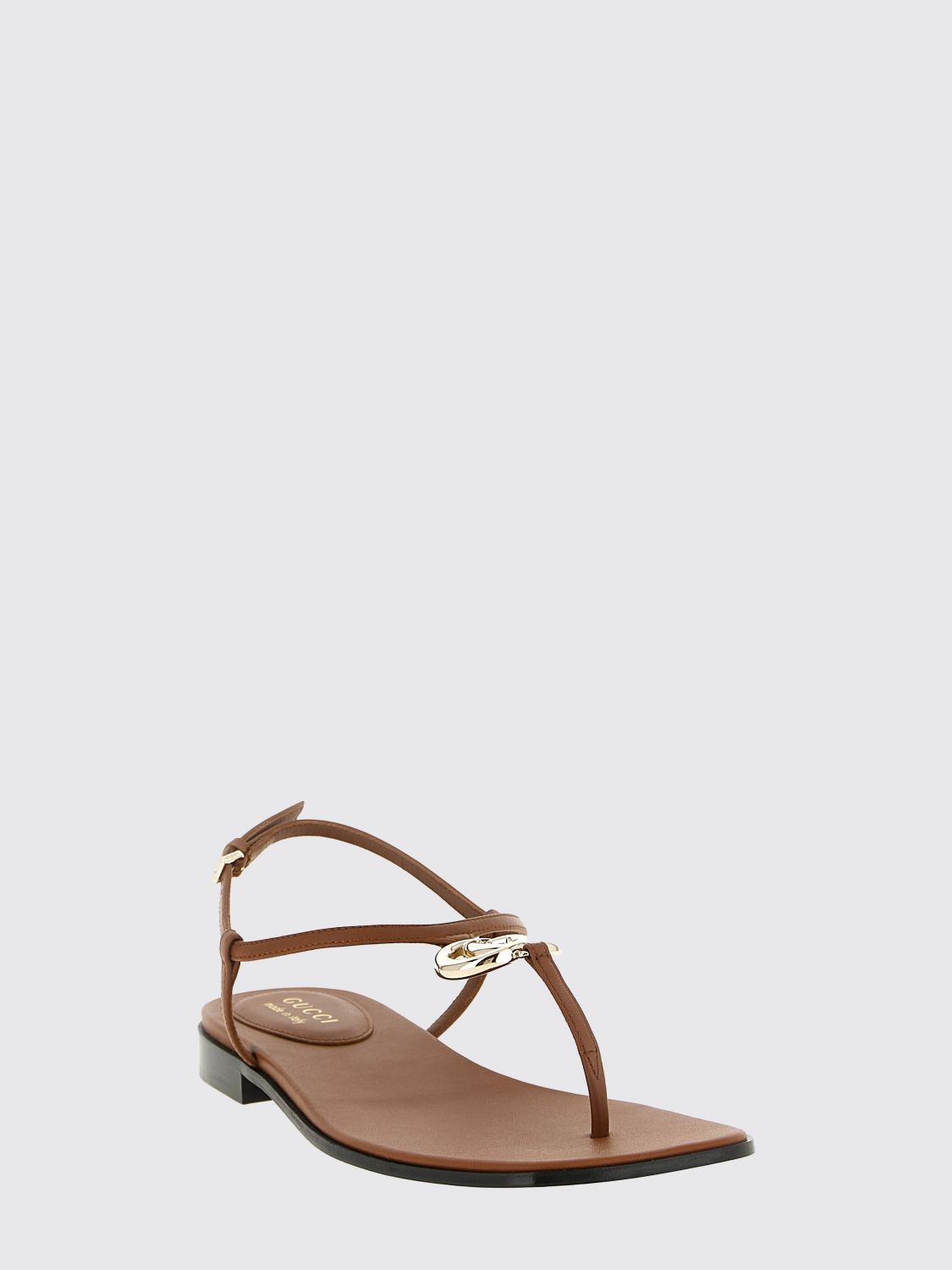 Gucci Heeled Sandal Woman Beige GUCCI