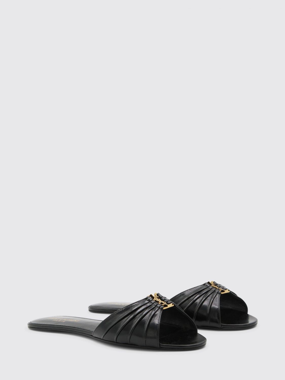 Saint Laurent Heeled Sandal Woman Black SAINT LAURENT